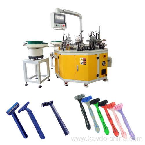 disposable razor head cartridge assemble machine